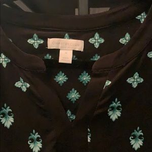 Charter Club Printed V Neck Tunic